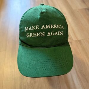 Make America Green Again MAGA Green Hat OS Cap 1908 Capital Promo Adjustable